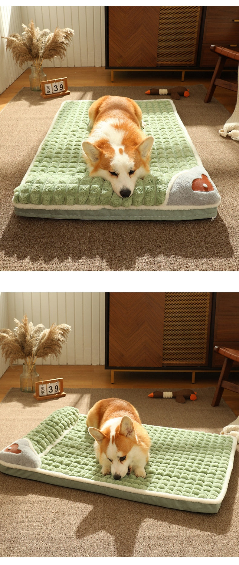 PETOPIA Rectangular Chaise Dog Bed