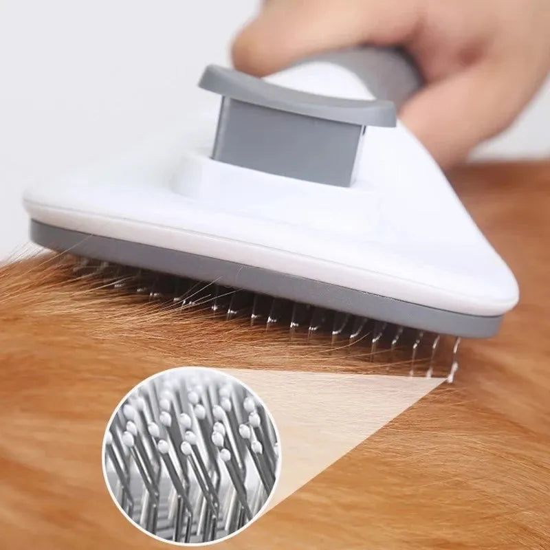 TOP PET Self-Cleaning Pet Slicker Brush