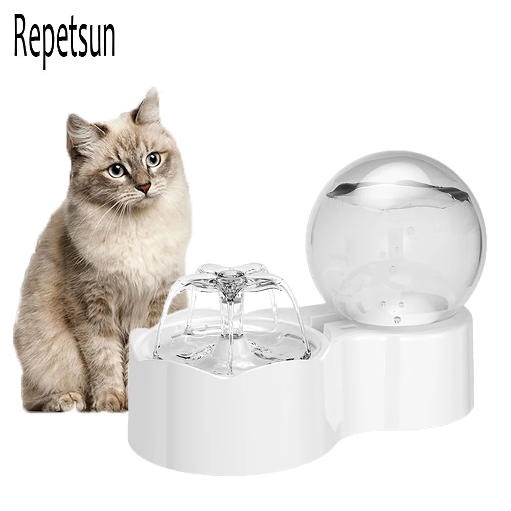 REPETSUN Ultra-Quiet 2.3L Pet Water Fountain