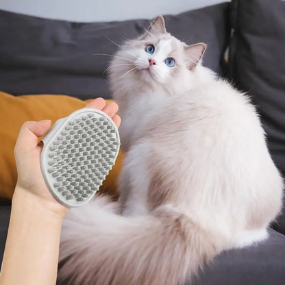 PETOPIA Soft-Bristle TPR Pet Bath Brush