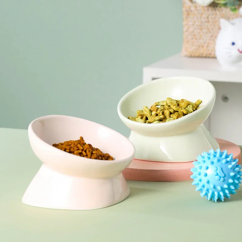 WHISKIES Ergonomic 5" Ceramic Pet Bowl