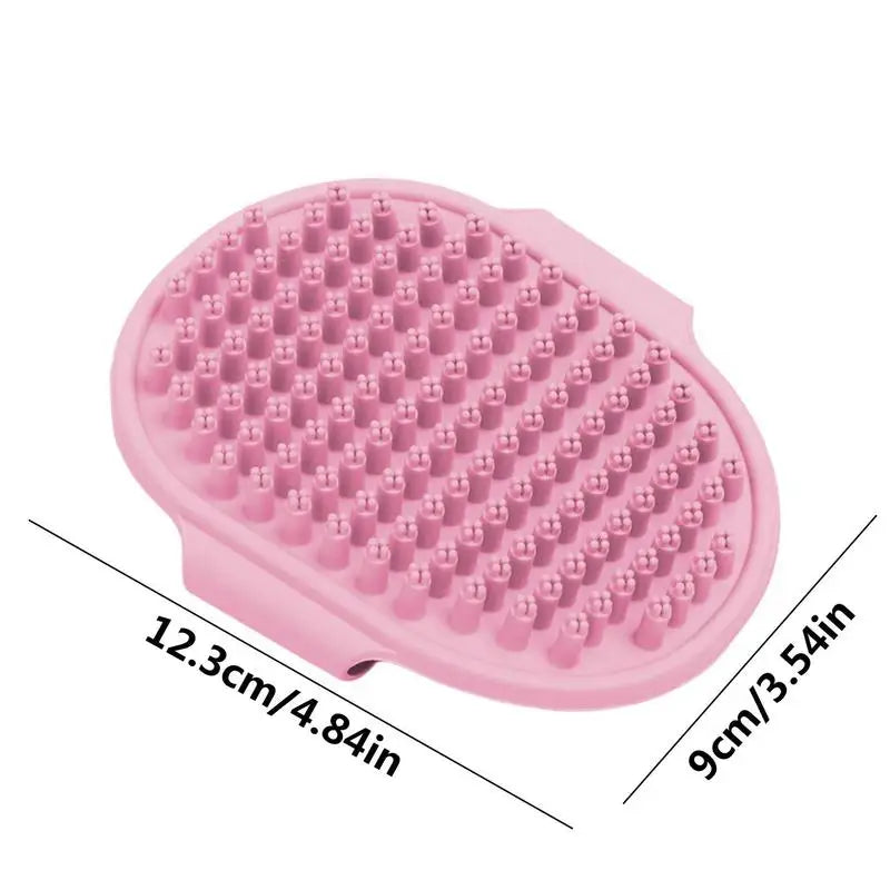 PETOPIA Soft-Bristle TPR Pet Bath Brush