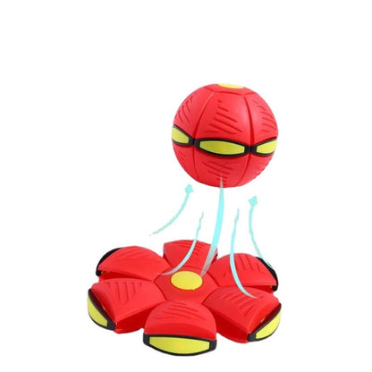 PETOPIA LED Flying Saucer Ball UFO Dog Toy