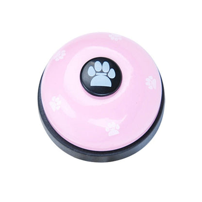 pink and black training button