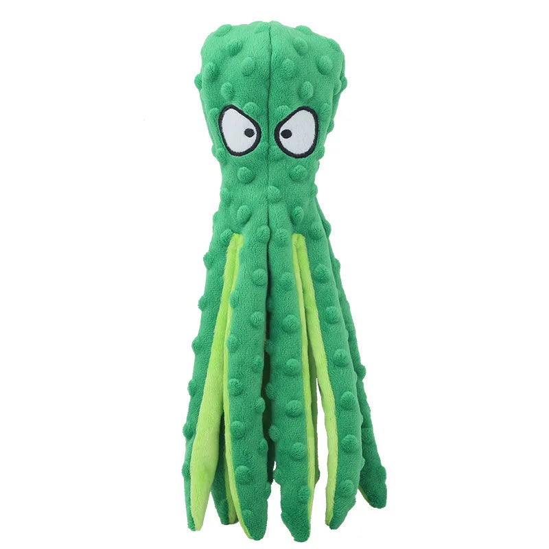 Green octopus toy