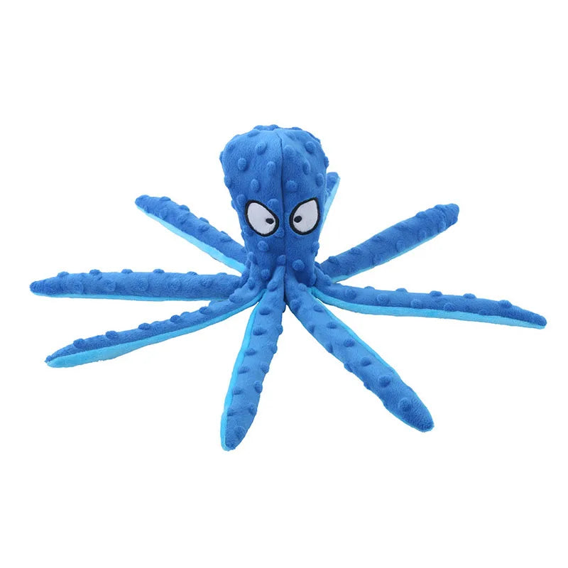 Blue octopus toy