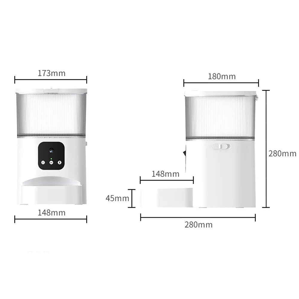 ZY FEEDER PT08 Automatic Smart Pet Feeder