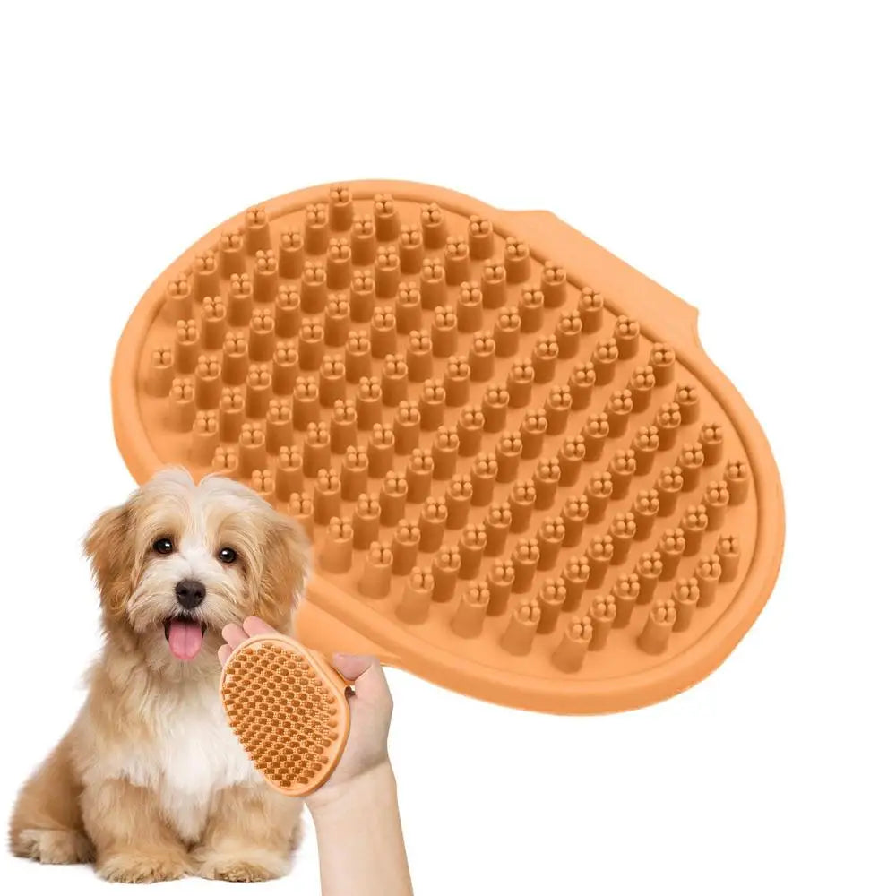 PETOPIA Soft-Bristle TPR Pet Bath Brush