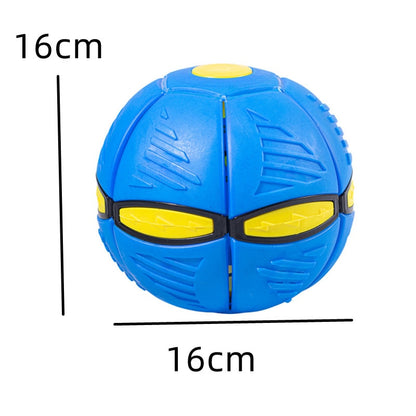 PETOPIA LED Flying Saucer Ball UFO Dog Toy