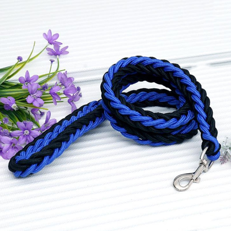 dual colored rope leash