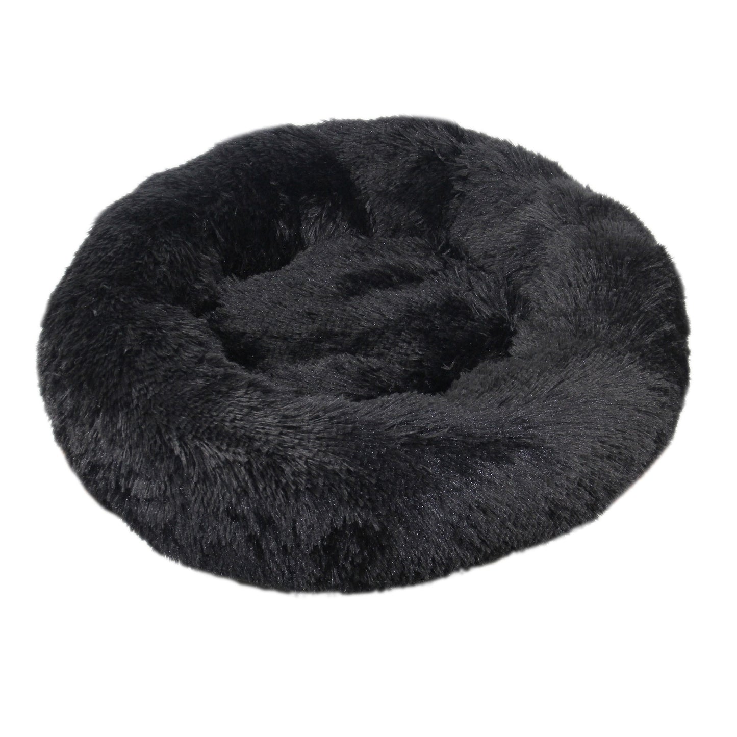 PETOPIA Plush Donut Corduroy Pet Calming Bed