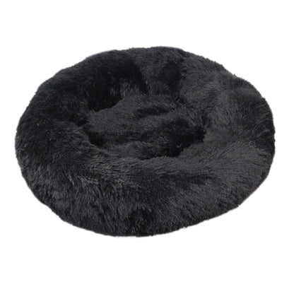 PETOPIA Plush Donut Corduroy Pet Calming Bed