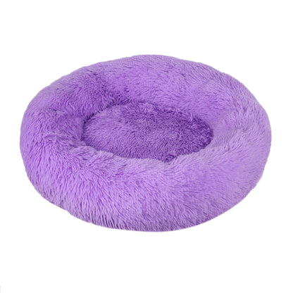 PETOPIA Plush Donut Corduroy Pet Calming Bed