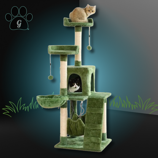 XMSJ 54" Deluxe Multilevel Cat Tree Tower