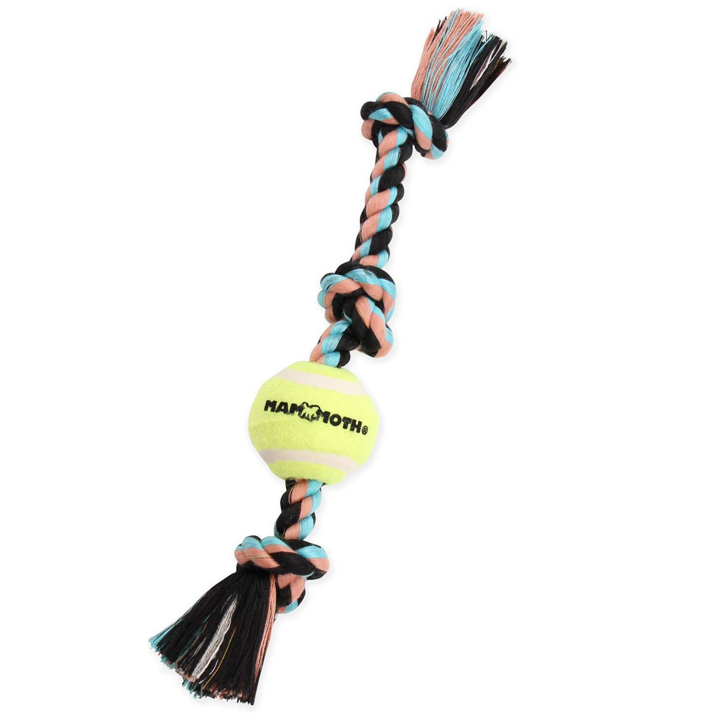 rope chew toy with ball for dogs