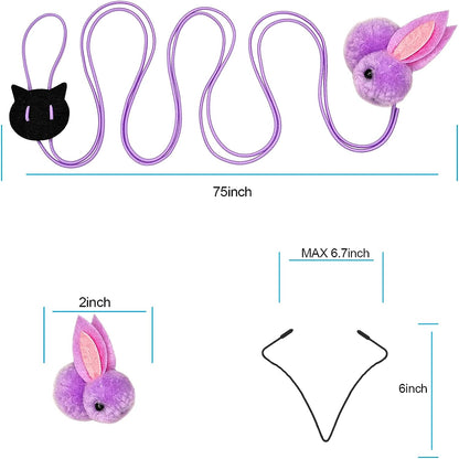 ZHP Teaser Wand Interactive Cat Toy Kit with Hanger