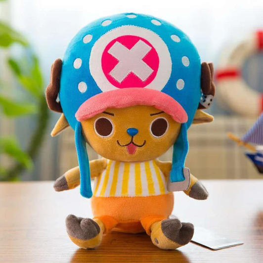 "Chopper" from One Piece anime plush toy in "Doctor" costume