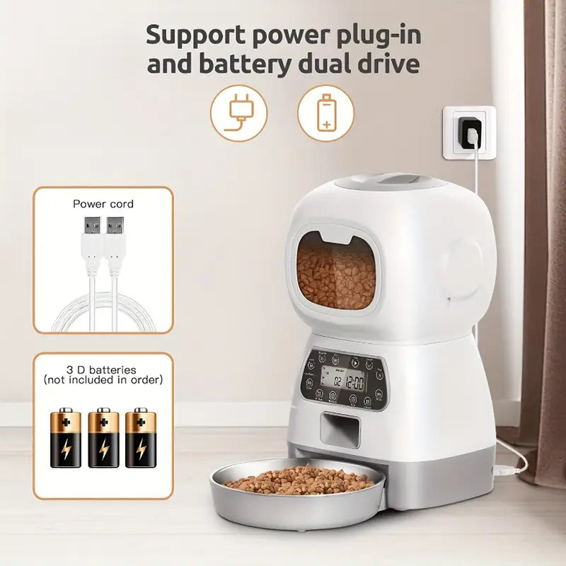 REPETSUN 3.5L Automatic Pet Feeder w/ WiFi