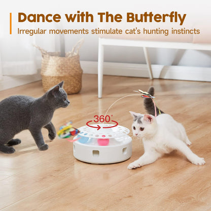 POTAROMA 3-in-1 Automatic Interactive Cat Toy