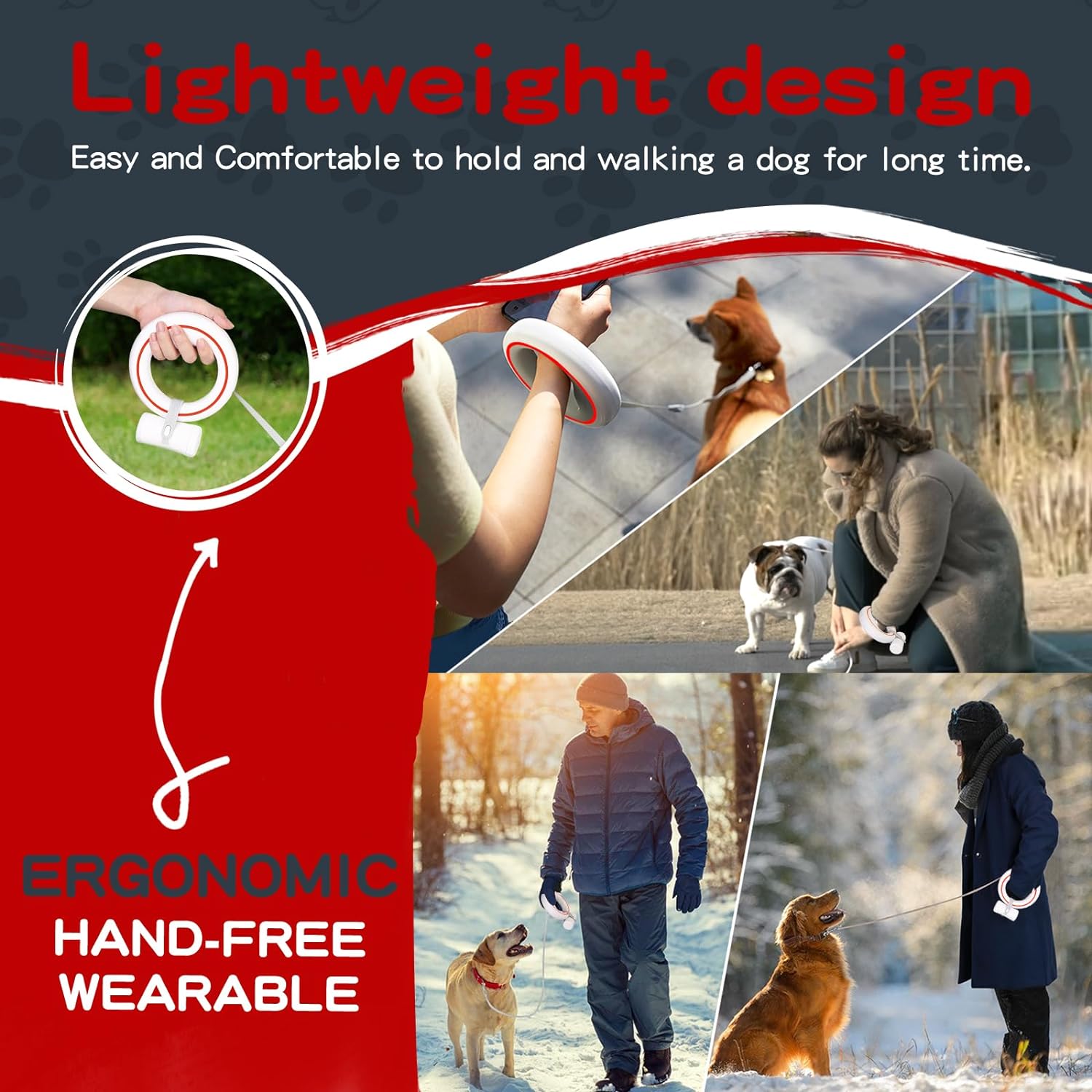 lightweight and ergonomic design