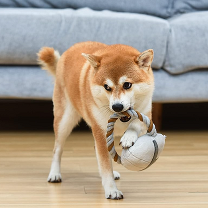 plush toy for dogs with dog