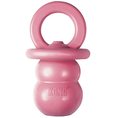 pink Kong Binkie puppy chew toy