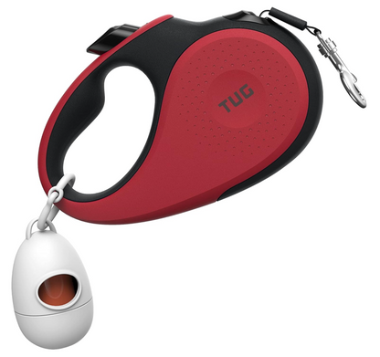 TUG 16' Retractable Dog Leash with Bag Dispenser