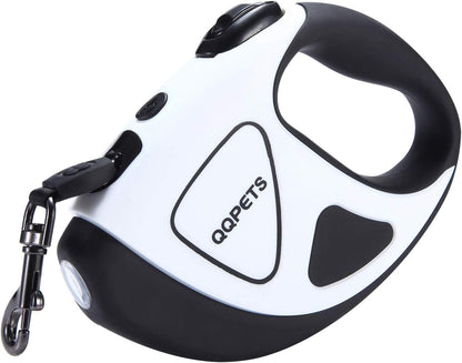 QQPETS Retractable Dog Leash with LED Flashlight