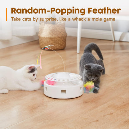 POTAROMA 3-in-1 Automatic Interactive Cat Toy