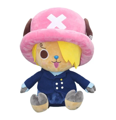 "Chopper" from One Piece anime plush toy in "Sanji" costume