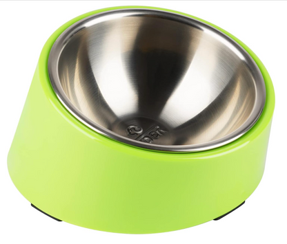 THINKPET Angled Stainless Steel Pet Bowl