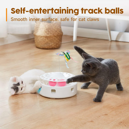 POTAROMA 3-in-1 Automatic Interactive Cat Toy