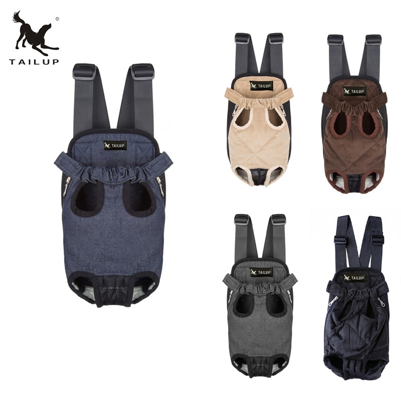 TAILUP Premium Dual-Strap Front Pet Carrier Bag