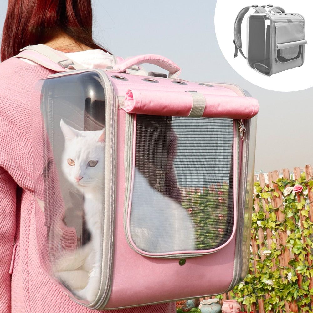 RUI High Ventilation Cat Backpack with Rollup Shade